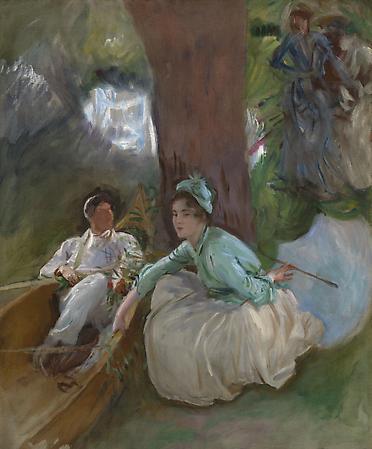 John Singer Sargent (1856-1925)
By the River, 1888 or 1889
Oil on canvas
31 x 25 inches
Private collection Image