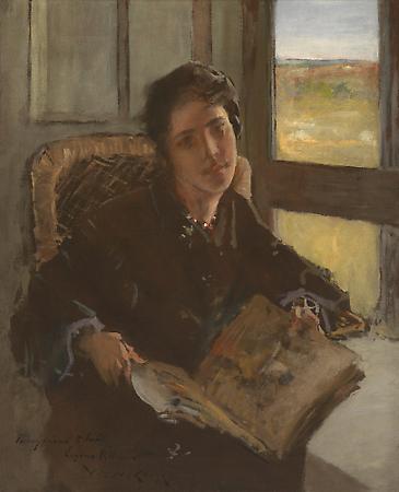 Alice Dieudonnée Chase, Shinnecock Hills, c. 1902
Oil on canvas 
22 x 18 inches Image
