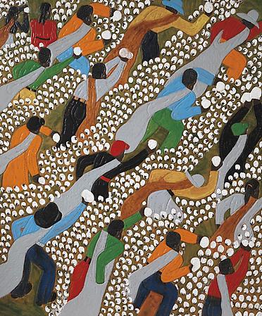In the Cotton Field, 2008
Dye on carved and tooled leather
38 x 31 1/2 inches
SOLD Image