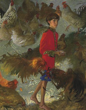 Emperor of Chickens, 2002
Oil on canvas
46 x 36 inches
© Jamie Wyeth Image