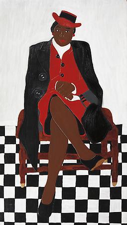 Sugar Cane (Patsy's Mother), 2009
Dye on carved and tooled leather
52 x 29 1/2 inches
SOLD Image