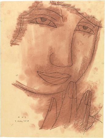 Study for On the Stairs, 2010
Pencil on paper with pastel tone on reverse
15 5/8 x 11 3/4 inches
Signed and dated at lower left: AVS / 3 May 2010
SOLD Image