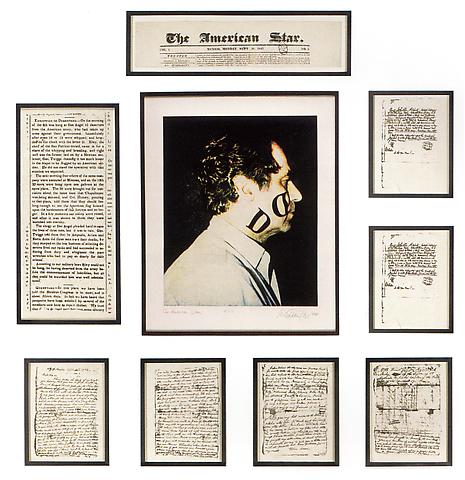 The American Star (Captain Riley) (1990)
Photoengraving in 9 parts; 113h x 95w in (287.02h x 241.3w cm)
Edition of 15 with 1 AP