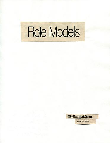 Role models essay