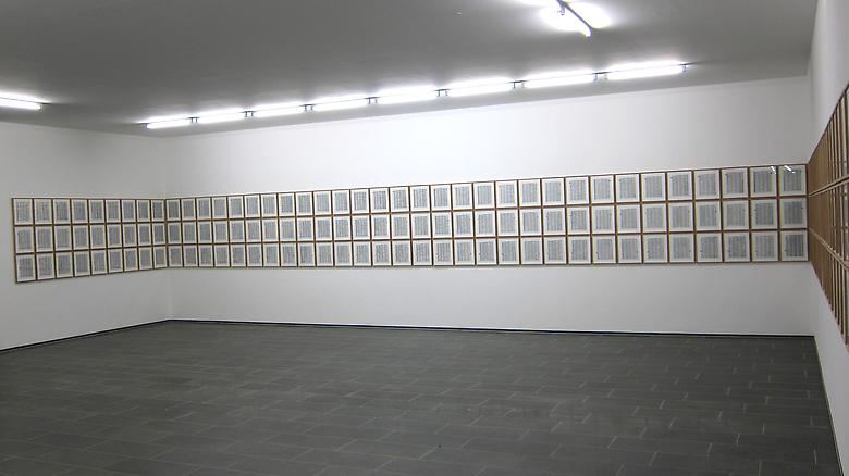 Memorial, Installation view, Museum Wiesbaden (2011)