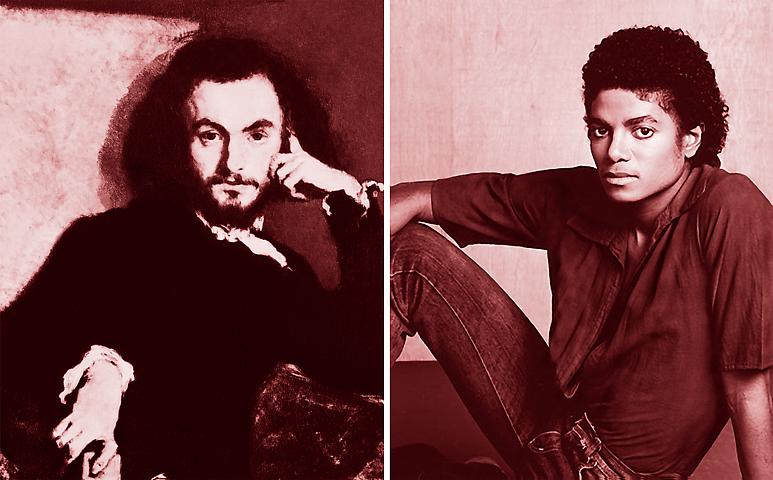 The First and the Last of the Modernists Diptych 1 Red (Charles and Michael) (2010)
Fujiflex print; 46.75h x 37.38w in (118.75 x 94.95w cm)  
Edition of 8 with 2 AP