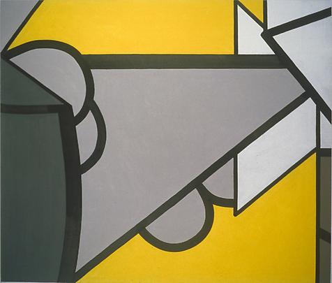 Dead, Yellow (Three)
2007
60 x 70 inches
Mixed media on canvas