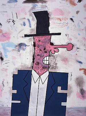 Alpha
2000
100 x 74 inches
Mixed media on linen