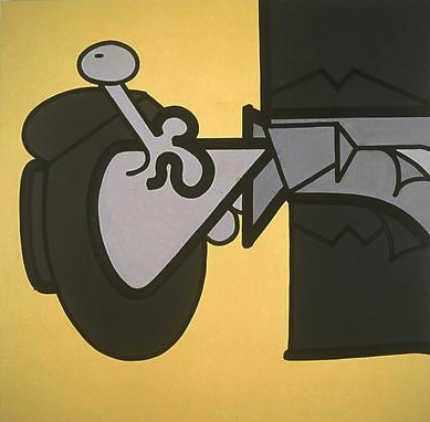 Yellow (One)
2006
56 x 55 inches
Mixed media on canvas