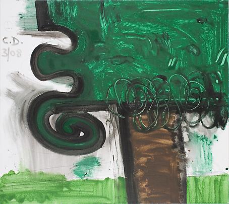 The Interior (One)
2008
33 x 37 inches 
Mixed media on canvas