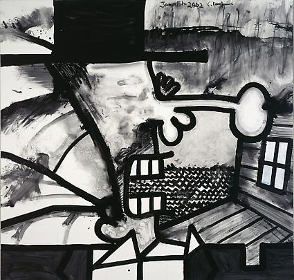Meso-Kingdom Eleven (Coast)
2002
69 x 72 inches
Mixed media on linen