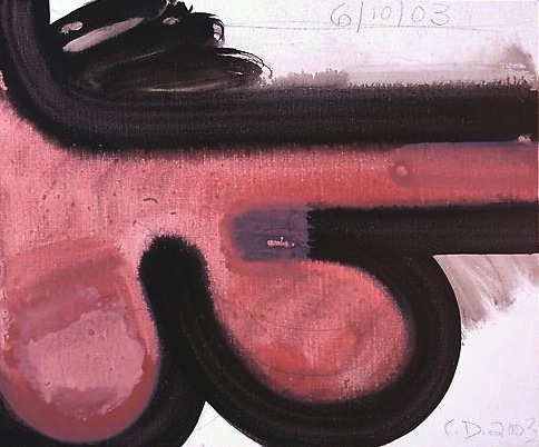 Untitled (Scrotum)
2003
20 x 24 inches
Mixed media on linen