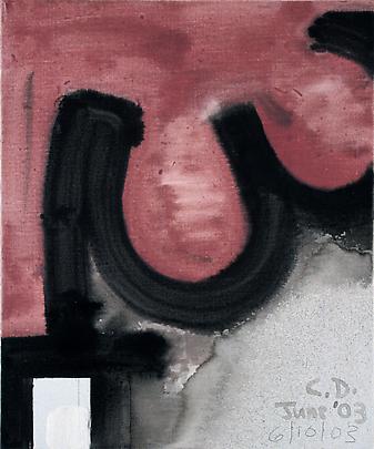 Composite Image (Testicles)
2003
24 x 20 inches
Mixed media on linen