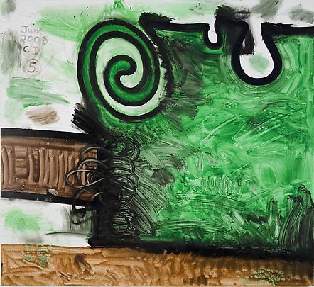 Garden (Five)
2008
69 3/4 x 79 3/4 inches
Mixed media on linen