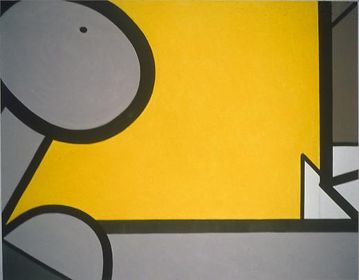 Dead, Yellow (Two)
2007
55 x 70 inches
Mixed media on canvas