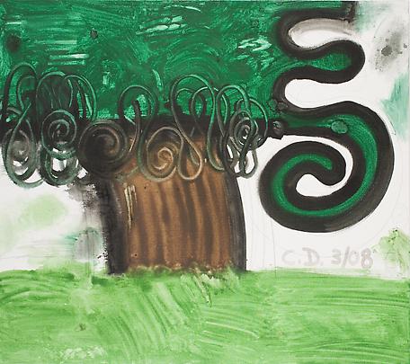 The Interior (Three)
2008
33 x 37 inches 
Mixed media on canvas