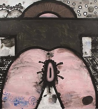Giant
2006
120 x 108 inches
Mixed media on linen