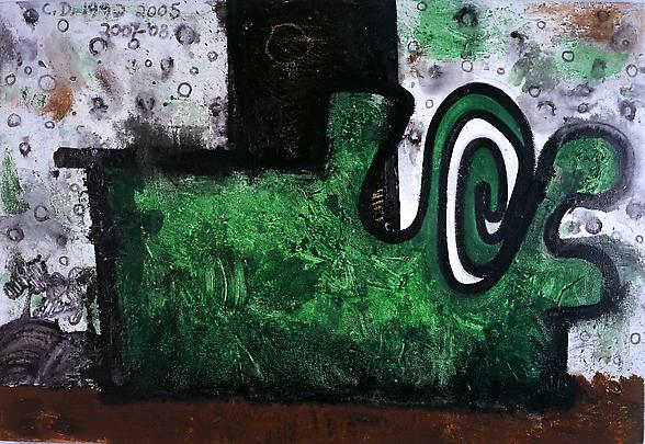 Old World
1992-2008
 43 3/4 x 63 7/8 inches
Mixed media on linen