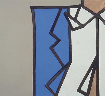 Personal Distance (One)
2003
70 x 77 inches
Mixed media on linen