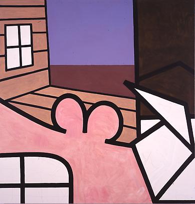 Edge of His World (Three)
2002-03
83 x 80 inches
mixed media on linen