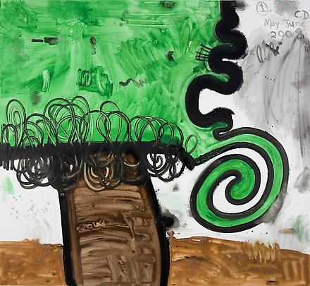 Garden (One)
2008
69 3/4 x 79 3/4 inches 
Mixed media on linen