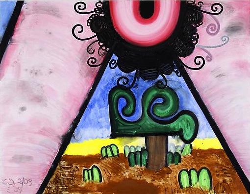 Hers/Dirt (Three)
2009
51 x 66 inches
Mixed media on canvas