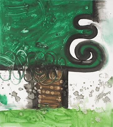 The Interior (Two)
2008
37 x 33 inches 
Mixed media on canvas