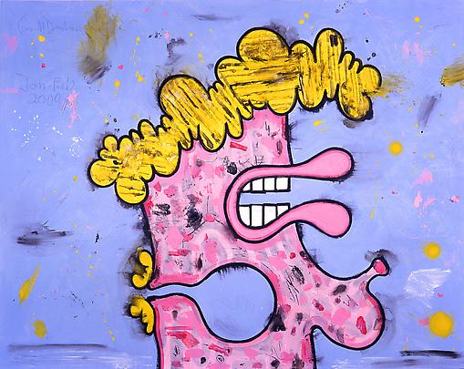 Big Female
2000
60 x 76 inches
Mixed media