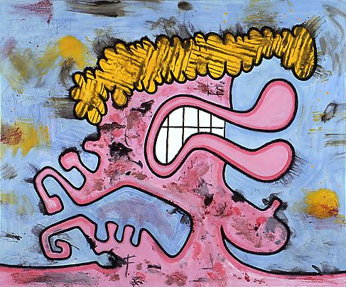 Another Portrait
2000
48 x 58 inches 
Mixed media, acrylic on linen