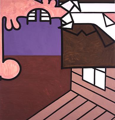 Edge of His World (Five)
2002-03
80 x 77 inches
mixed media on linen