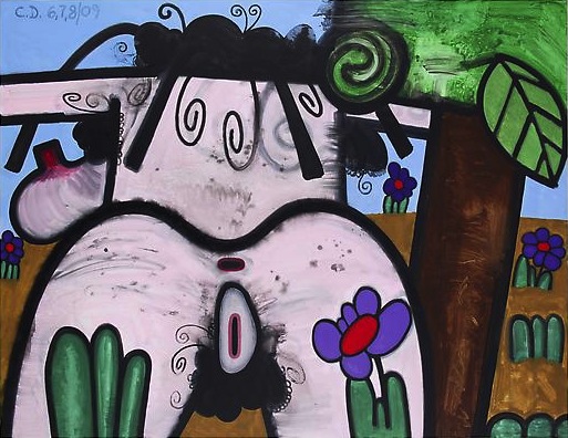 (Hers) Night and Day #1
2009
51 x 66 inches
Acrylic on canvas