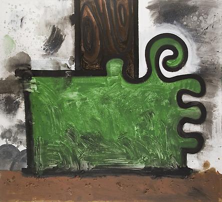 Distant Hills (Broken Tree) 
2007-08
60 x 66 inches
Mixed media on linen