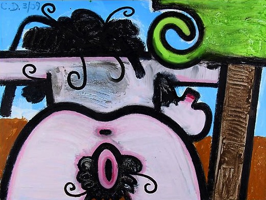 Study for Hers
2009
30 x 40 inches
Mixed media on canvas