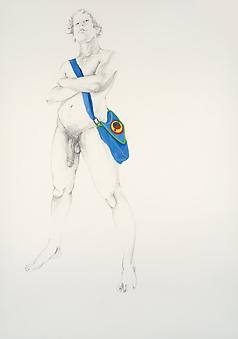 ZOË CHARLTON
Untitled 1 (from Paladins and Tourists)
2010, graphite and gouache on paper, 93 x 69 inches (framed)
