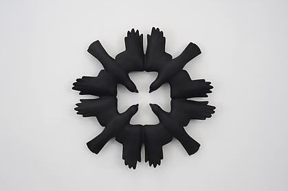 Kenny Hunter
Roche Rooks
2008, jesmonite and paint, 47 x 47 x 6 inches.