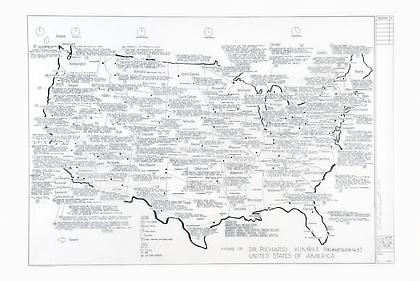 MARK BENNETT
Home of Richard Kimble (The Fugitive)
1999, lithograph, 42 x 35 inches, edition: 10