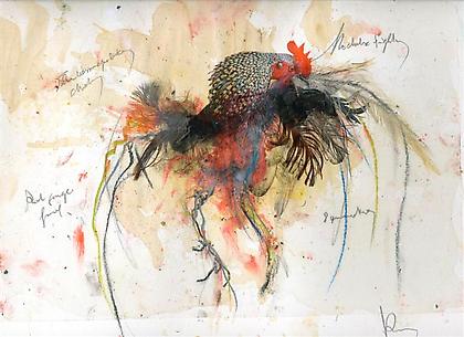 Koen Vanmechelen
Untitled
2009, mixed techniques on paper, 26 x 36 cm