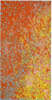 Alma Thomas - Untitled (for Vincent)
1972, acrylic on canvas, 45 x 30 inches.
courtesy The Estate of Vincent Melzac.