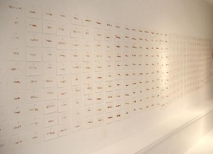 MARY COBLE
<i>Note to Self</i> (installation view, Conner Contemporary Art)
September/October 2005, collection: Hirshhorn Museum and Sculpture Garden, Washington, DC