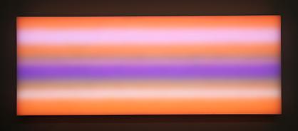 Leo Villareal - Sky 
2009, light emitting diodes, Mac mini, circuitry, 3 x 8 feet. 
Please contact the gallery for video.