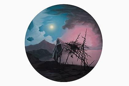 JOHN STARK
The Fall
2010, oil on panel, 20 inch diameter