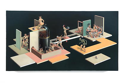 Erik Sandberg
Transition
2006, oil on wood panel, 30 x 45 x 3 inches.
Contact gallery for additional images and details.