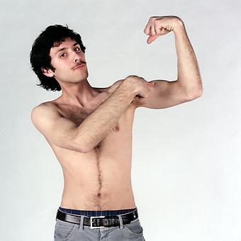 Nathaniel Fink (Maryland Institute College of Art)
<i>Evan</i> (from Check Out These Guns) - 2008, C-print, 15 x 15 inches
