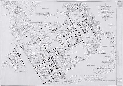 MARK BENNETT
Home of Jack Horner (Boogie Nights)
2007, India ink and graphite on vellum, 30 x 42 inches