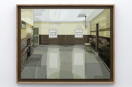 JULIE ROBERTS
Workhouse (Male Ward)
2012, oil on linen, 43 x 55 inches