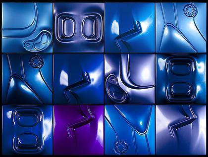 PATRICIA PICCININI
Mare Cognitum, from the series "Panelworks"
2010, automotive paint on ABS plastic, 59 x 79 x 2.5 inches
