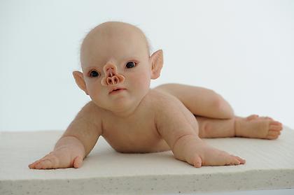 PATRICIA PICCININI
Prone
2011, Silicone, human hair, felt, 23.5 x 23.5 x 10 inches