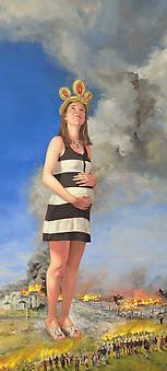 NATHANIEL ROGERS
Expectant
2013, oil on panel, 16 x 7.5 inches