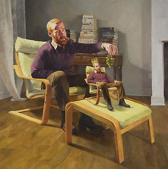 NATHANIEL ROGERS
Tantalized
2010, oil on panel, 13 x 13 inches