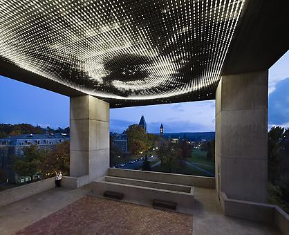 LEO VILLAREAL
Cosmos
2012, white LEDs, custom software, electrical hardware
Site specific installation: Johnson Museum of Art, Cornell University, Ithaca, NY